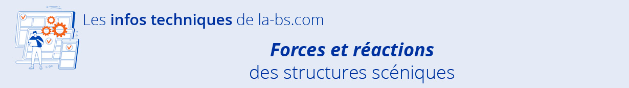 forces et reactions des structures sceniques